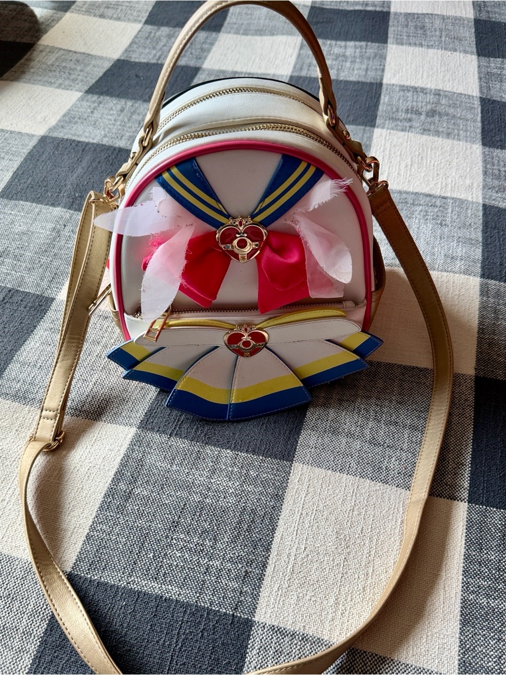 Loungefly Super Sailor Moon/ Tuxedo Mask Reversible